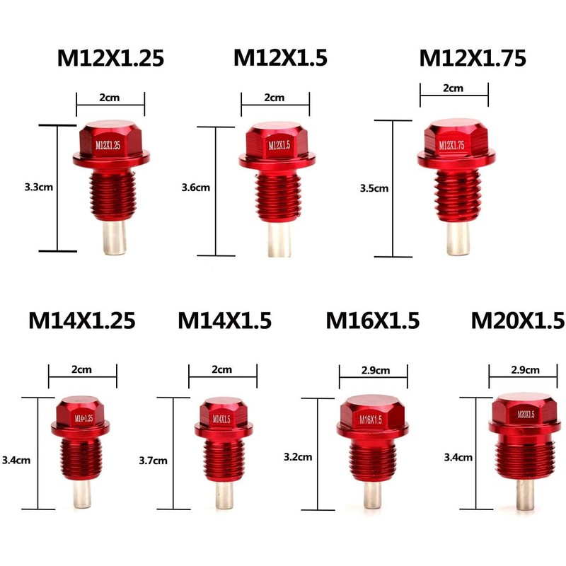 Magnetic Oil Drain Plug Magnetic Sump Drain Nut Oil Drain