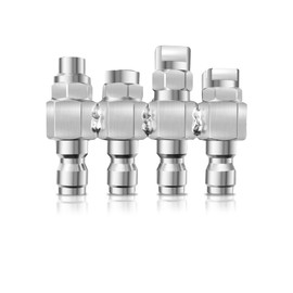 KOLIBROX Soft Wash System - 4 Way Tip Holder for Pressure Washer - 4 GPM Pressure Washing Nozzles - Versatile Attachment for Soft Washing - Perfect for Car, Roof, Wall & Floor Cleaning