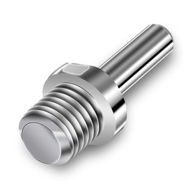 BSRTTOOl 2Pcs Arbor Adapter 3/8" Round Shank to 5/8"-11 Threaded for Backing Pad and Electric Drill, Core Drill Bit Adapter