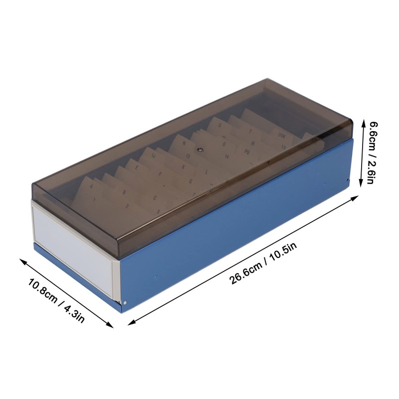 flexman Index Card Holder, 4.3 x 2.6 x 10.5 Inches,