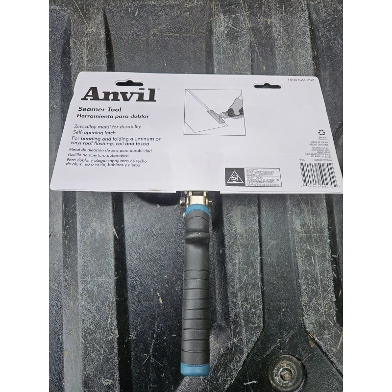 Anvil 9" Aluminum And Vinyl Flashing Seamer/Bender Tool