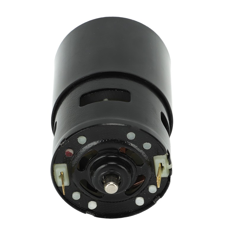 High Torsion DC Motor 12000RPM Round Shaft Fast Speed Red