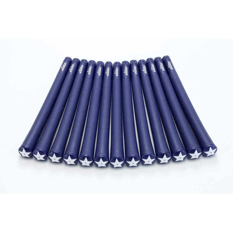 elitegrips S48 Star Golf Grips, Set of 13, Navy with