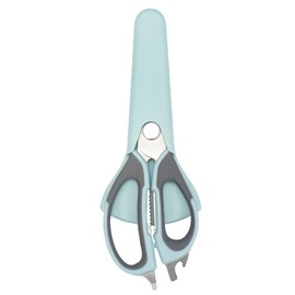 Multifunction Kitchen Scissors, 6-in-1 Stainless Steel Heavy Duty Kitchen Shears with Cover, Detachable Household Kitchen Scissors for Meat, Fish, Vegetable (Blue)