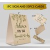 Advice for the Parents-to-Be Sign, Baby Shower Advice Game Kit