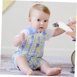 FRCOLOR Electric Nose Sucker for Reusable Tips Suction Ergonomic Design for Safe Nasal Mucus Cleaning Suitable for Newborns