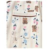 MakeMeChic Women's 2 Piece Pajama Set Bear Print Button Down