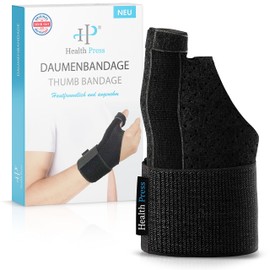 Thumb Bandage Set of 1 Universal - Breathable Thumb Splint - Thumb Protection for Right and Left - Thumb Bandage for CCD Joint - Thumb Support - Medically Certified Thumb Orthosis