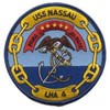 Squadron Nostalgia LLC USS Nassau- LHA-4 Patch – Sew On,