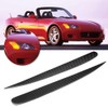 2pcs Carbon Fiber Headlight Eyebrow Eyelid Cover Fit for Honda