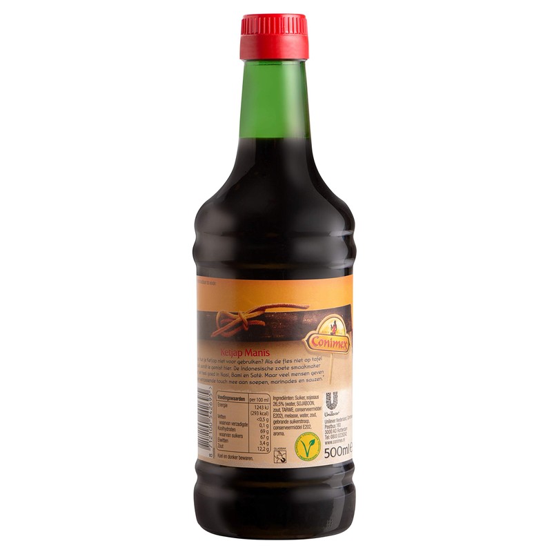 Conimex Ketjap Manis Indonesian Zoet/Sweet Soy Sauce 17 oz 490