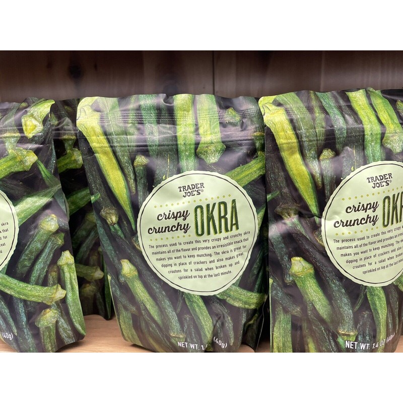 Trader Joe's 2 Pack Trader Joe's Crispy Crunchy Okra 1.4