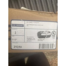 O-Z/Gedney 2 1/2” Threadless RMC/IMC Coupling