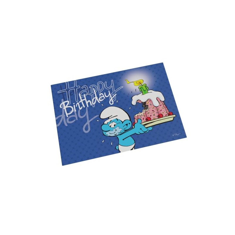 Smurfs Happy Birthday Decorative Magnet (55mm x 79mm)