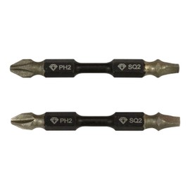Disston Diamond Grit Screwdriving, #2 Phillips, #2 R, 2 1/2 inch, 2-Pack E0103733