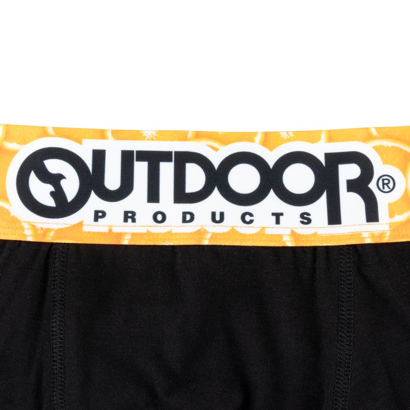 Outdoor OD-1BB-001 Fruit Pattern Thick Rubber Boxer, Orange, L