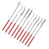 Diamond File Set, Assorted Diamond Mini Riffler Needle File Set,