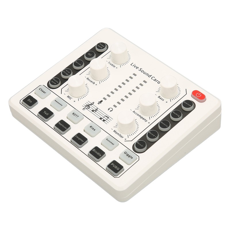 Live Sound Card Multiple Sound Effects Voice Changing Mini Sound