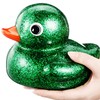 Honoson 6.89 Inch Giant Glitter Rubber Duck Big Glitter Rubber