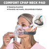 Silk CPAP Neck Pad for CPAP Headgear, Gray CPAP Strap