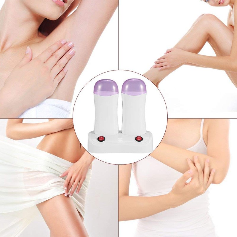 Sonew Mini Hair Removal Wax Heater, Hair Removal Machine, Double