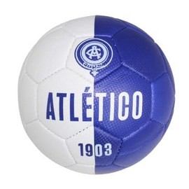 ATLETICO DE MADRID Football with Crest 1903 2nd Team Size 5 Circumference 68-69 cm White and Blue