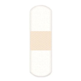 Derma Sciences 1490033 Nutramax Clear Strip Patch Adhesive Bandage, 1" Width, 3" Length (Pack of 1200)