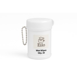 Eilo Wet Wipes with Keychain, 30 Count, Portable Mini Size surface cleaning