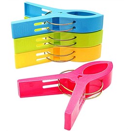 Big Towel Clips for Beach Chairs on Cruise Jumbo Size Heavy Duty Pool Cover Clamps Strong Drying Blanket Clothespins Outdoor Windproof Anti-Slip Clothes Pins Pack 12