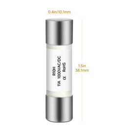 (5-Pack) for 803293 FLU-11A 11A 1000V Fast Acting Digital Multi-Meter Replacement Fuse