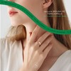 Clepsidra® Anillos para mujer de acero inoxidable resistentes con detalles