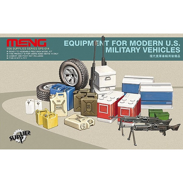 MENG 1:35 Scale Equipment for Modern US Military Vehicles Kit