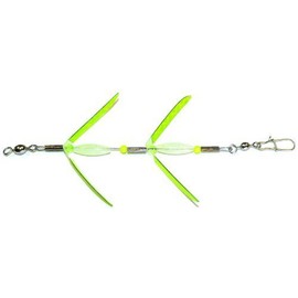 Mack's Lure 70007 Hot Wings Troll Chartreuse Chartreuse Sparkle, 1/10-Ounce