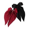 Bow French Barrettes Hair Clips for Thick Thin Hair Grosgrain