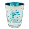 Hawaiian Islands Honus Turtles Mirror Shot Glass Hawaii Souvenir Islands
