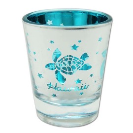 Hawaiian Islands Honus Turtles Mirror Shot Glass Hawaii Souvenir Islands Gifts N