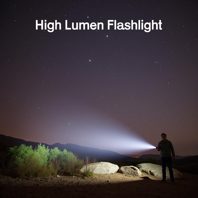 Mini Pocket Flashlight - Durable Aluminum Alloy Body, Bright LED,