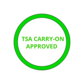 KAIROS-GO TSA Approved Toiletry Bag | Carry Hand Sanitizer Disinfectant Wipes | Clear Quart Sized with Durable Zipper | Camping Hiking | Backpack for Liquids/Bottles| Soft EVA 3-1-1 Kit