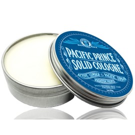 BushKlawz Pacific Prince Solid Cologne 1 oz Full Size Alcohol Free Natural Concentrated Travel Friendly Tins Men's Fragrance Manly Scents to Satisfy all Types of Viking Cannon Black Prime