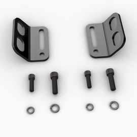 Aftermarket Front and Rear Tie-Downs Bracket Kit for with Harley-Davidson 2006-2023 Electra Glide, Street Glide Touring Models - All Parts Included, Gloss Black (Rear Tie-Downs Bracket Kit)