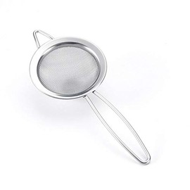 Mini Colador de té de Acero Inoxidable de Malla Fina de 2,6 Pulgadas para Colar té, Cócteles, Tamizar Harina, Azúcar y Especias (malla 30)