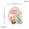 Stickerscape Easter Window Stickers (Happy Easter - Standard) | Easter