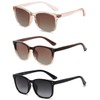 NCLLCE Polarized Sunglasses for Women Classic Retro Trendy Style Sun