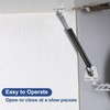 sourcing map 2Pcs Lid Support Hinges, 100N Gas Struts Soft