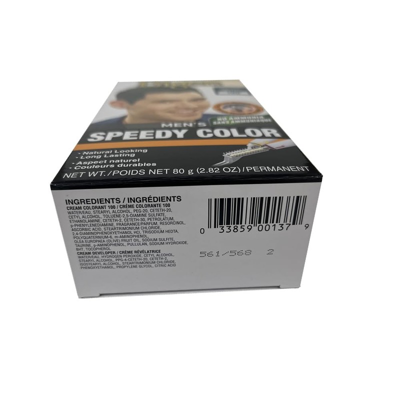 Bigen Men’s Speedy Color 100 Real Black - 3 Pack