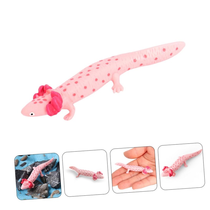 Kisangel Salamander Model Small Lizards Miniature Figure Simulated Salamander Figurine