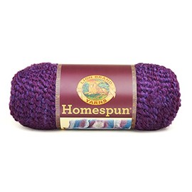 Lion Brand Yarn 790-386 Homespun Yarn, Grape