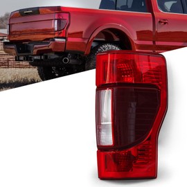 FIONE Tail Light Assembly Compatible with Ford F250 2020 2021 2022 Super Duty Rear Lamp Taillight Blind Spot Can Be Connected Right Passenger Side RH