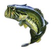 GT Graphics Largemouth Bass - 20" - Large Size Vinyl