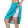 BELE ROY Knee Length Skorts Skirts for Women with Pockets